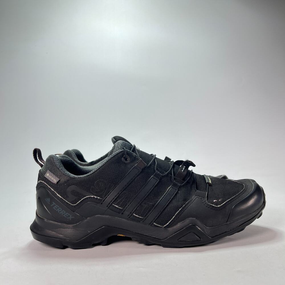 adidas Terrex Swift R2 GTX Black Waterproof Hiking Shoes CM7492 Men’s Size 9